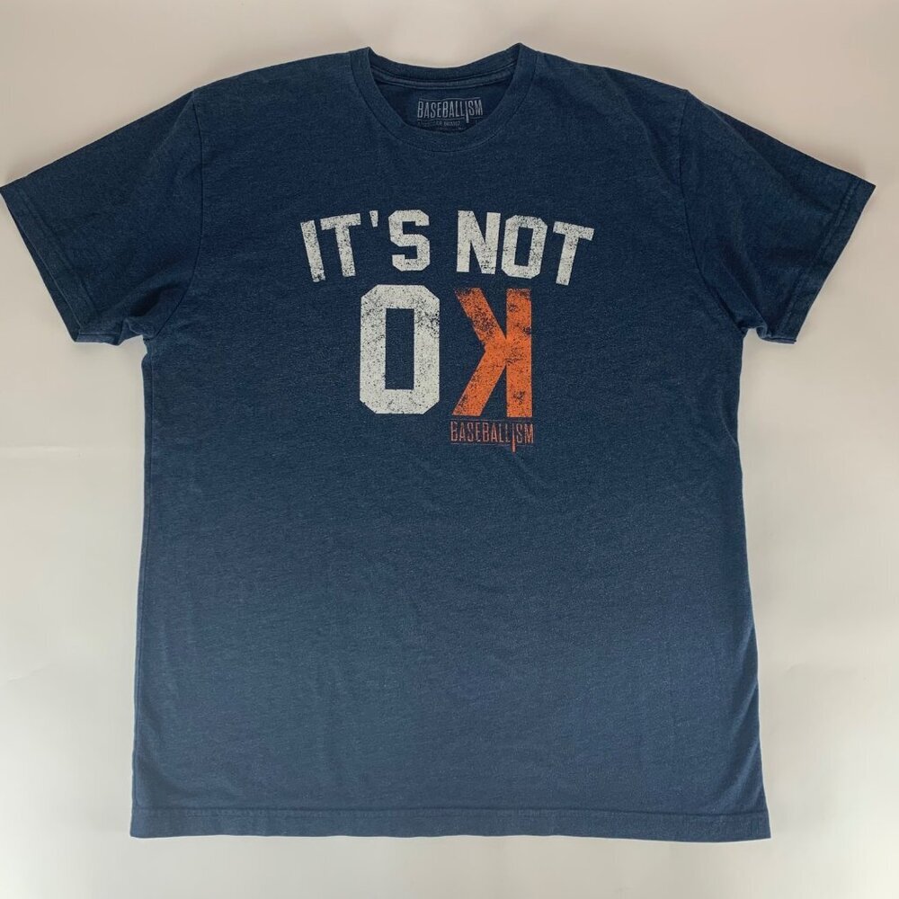 Baseballism Dark Blue Graphic Tee